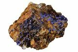 Azurite Crystal Cluster - Morocco #160314-1